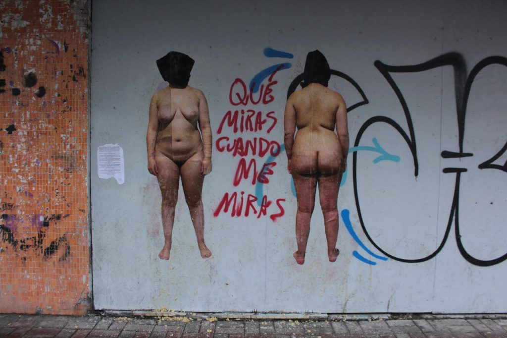 Valeska Roa: Título: Cosa Pública. Qué miras cuando me miras (Chile) Fotografía feminista
