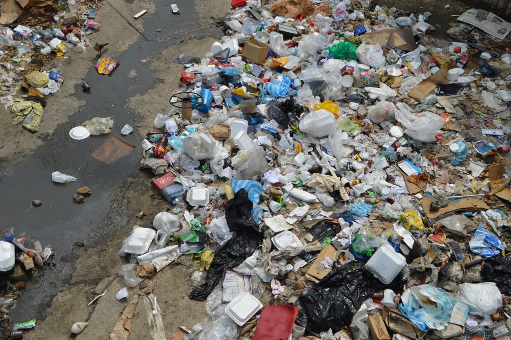 basura contaminación por plástico